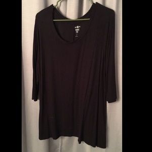 Long Black Tunic Tee